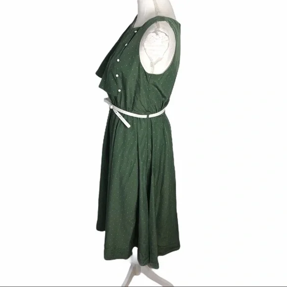 ModCloth Myrtlewood Very Sage Advice Dress Medium - Picture 6 of 15